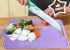 Durable Flexible 14.5 Inch Household silicone chopping board , silicone cutting mat