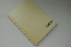 Textured paper cover embossing design hardback book printing