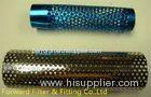 Decorative Painting punching Mild steel tube / Perforated Exhaust Tubing