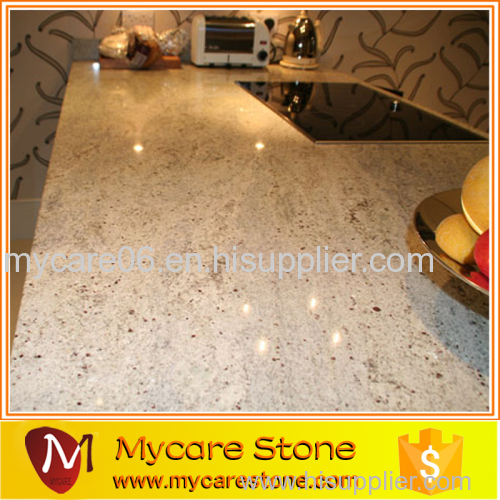 Customized kitchen kashmir white countertop