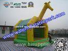 Giraffe Inflatable Jump Castles Rent SGS / ROHS Certificate