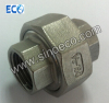 Threaded Female Union, BSPT, NPT, Stainless Steel 304 or 316 Screwed Union, Fitting