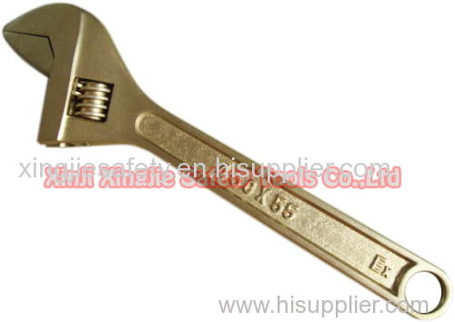 Non sparking Adjustable Wrenches Copper Alloy Safety Tools