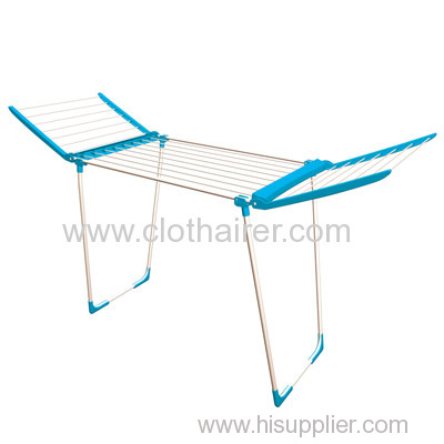 movable clothes dryer with wing