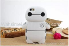 Hot selling Baymax phone case cover for iPhone 6 wholesale Cartoon mobile phone protection shell