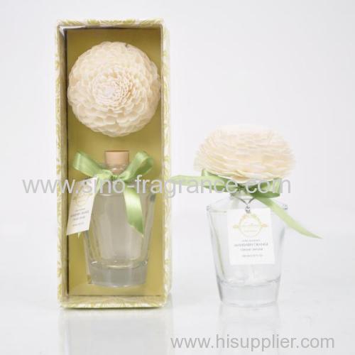 Home fragrance reed diffuser/ 100ml reed diffuser with solal flower