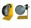 Black Trolley Locking Caster Wheels With 1 Year Warranty , Shopping Trolley Wheels