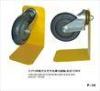 4 Inch Black PU Wheels , Shopping Trolley Castor Wheels With Ball Bearing