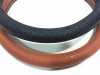 special and fashionalbe leather rubber molded steering wheel cover auto accessories