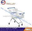 Four wheel Grocery Store Shopping Carts For Walmart Supermarket Unfolded 100L