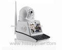 P2P Network Pan Tilt Wifi Alarm IP Camera / VVideo Call Camera Built-in 3C Smart Card