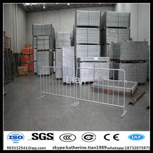 galvanzied crowd steel barrier