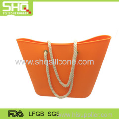 Fashionable silicone lady handbag