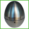60 Minutes Mechanism Metal Stainless Steel Egg Kitchen Timer