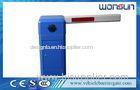Blue 6m Automatic Barrier Gates System Used in parking lot AC 220V / 110V
