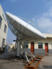 offset satellite dish antenna