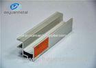 6063-T5 Silver Anodized Aluminium Extrusion Profile For Cabinet Decoration
