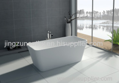 Freestanding Composite Resin Artificial Stone Bathtub