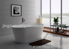 Freestanding Composite Resin Artificial Stone Bathtub