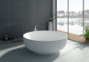 Freestanding Composite Resin Artificial Stone Bathtub