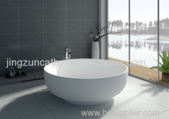 Freestanding Composite Resin Artificial Stone Bathtub