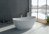 Freestanding Composite Resin Artificial Stone Bathtub