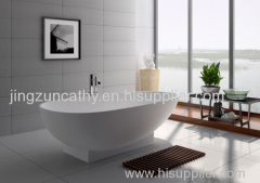 Freestanding Composite Resin Artificial Stone Bathtub