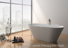 Freestanding Composite Resin Artificial Stone Bathtub