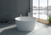 Freestanding Composite Resin Artificial Stone Bathtub