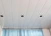 RAL 9010 Powder Coating Aluminium Strip Ceiling , Decorative Office Building Ceiling Tiles