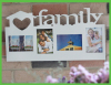 4 Photos Family Plastic Wall Hanging Photo Frames