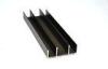 Mill Finished Black Anodized Aluminium Profile For Living Room, 6063-T5