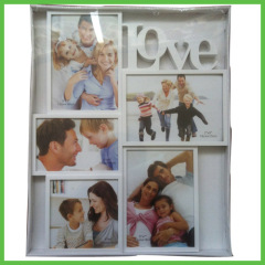 6 Photos Modern Plastic Wall Hanging Photo Frames