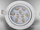 9W 990Lm Aluminium High Power Led Downlight for Cafe , Jewelry , Hotel