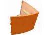 Orange Weatherproof Custom Aluminum Panels External / Internal Wall Cladding Panels