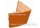 Orange Weatherproof Custom Aluminum Panels External / Internal Wall Cladding Panels