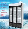 Stainless Steel Upright Commercial Display Freezer -25C With 3 Doors