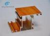 Wooden Grain / White Powder Coating Aluminum Extrusion Profile For Windows