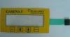 Eco friendly Metal Dome Membrane Switch Keyboard Abrasion Wear in Yellow