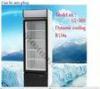 Hight Efficient Compressor one Door Upright Display Freezer , Plastic Coated Steel