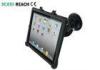 Silicone Tablet Ipad Car Seat Holder / Suction Cup Mount Rotatable