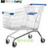 Light Duty Wire Mesh Supermarket Shopping Carts 210L 1065x585x1020mm