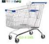 240L Zinc Plated Low Carbon Steel Supermarket Shopping Cart Trolley Euro Style