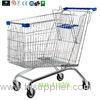 European Supermarket Purchase Shopping Carts For Seniors 270L / Metal Shopping Trolleys