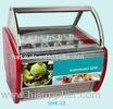 4 trays - 20 trays working table Ice Cream Display Refrigeration Under bottom