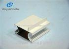 5.85 meter Aluminum Windows Extrusion Profile White Powder Coating Alloy 6063