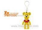 Eco-Friendly Vinyl POPOBE Bear Keychain Bag Accessories Young PeopleGift