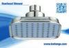 Eco Luxurious Blue 100mm Overhead Shower Head Ceiling Rainfall For Hotel , Home