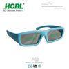 Small Blue ABS Frame Linear Polarized 3D TV Glasses For Kids / Children