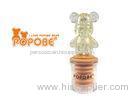 2 inch POPOBE Bear Gift Rubber Wine Bottle Stopper for fridge magnets